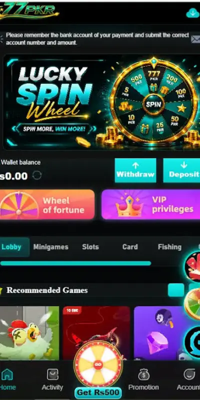 77 PKR Game
